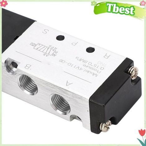 Tbest électrovanne pneumatique à air électrovanne pneumatique avec fil, 2 positions, 5 voies, IP65, electronique accessoires (1/5)