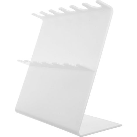 Support de Pipettes et Accès Rapide Design en Plastique Blanc Gain de Place pour Bureaux de Laboratoire et Usage Scientifique (1/5)