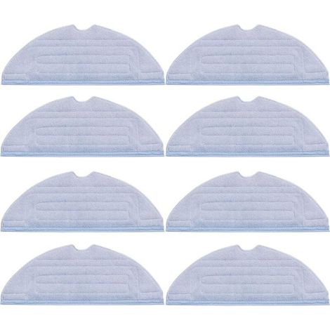YMYNY Pack of 8 replacement cloths for Roborock S7 T7S T7S puls G10 accessories, soft microfiber, washable and reusable (1/4)