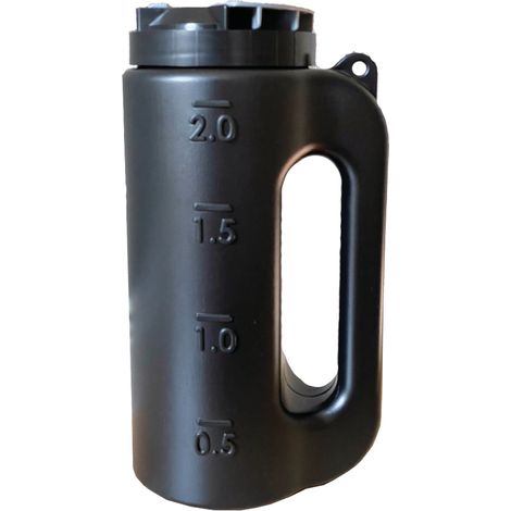 Granulatstreuer mit Deckel 2l BLACK EDITION (1/4)