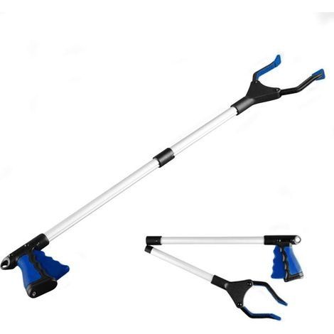 Outils de Ramassage, 82cm Pince de Préhension pour Personnes Agées, Extra-Long, Léger et Pratique, pour Prise de la Corbeille, Ramassage des Déchets, Déchets de Jardin (1/5)