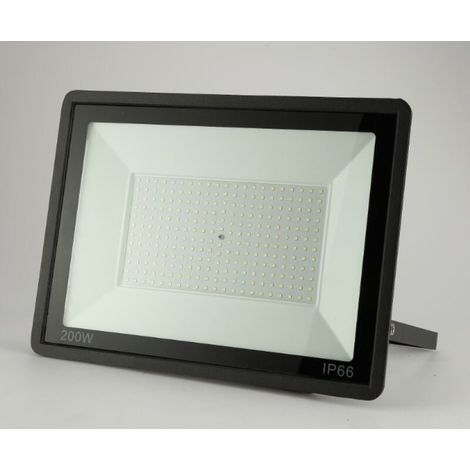 YMYNY Projecteur Led Exterieur,200w 25000lm Spot Led Extérieur,6000k Projecteur Exterieur Led,Ip66 Etanche Eclairage De Sécurité Pour Jardin,Garage,Cour,Parking (Blanc Froid,200w) Projecteur seul (1/4)