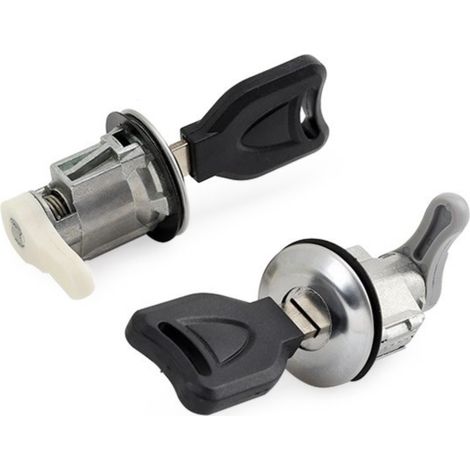 Barillet serrure de porte avant pour Peugeot 106 et 306 - 9170E4 (1/3)