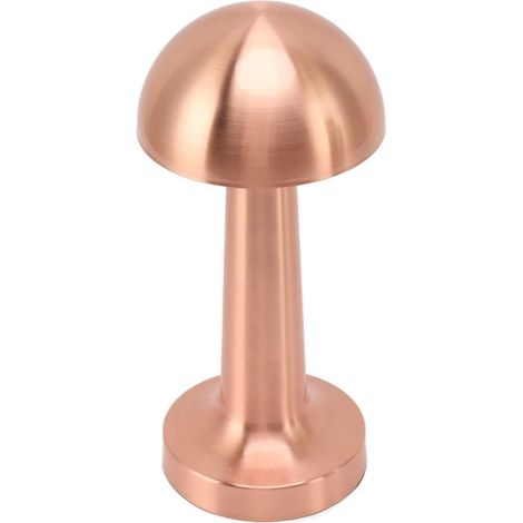 Lampe de Table, Lampe de Bureau Rechargeable en Forme de Champignon en Métal avec Contrôle Tactile, 3 Modes D'éclairage en Continu Veilleuse Art Déco avec Base Antidérapante (1/5)