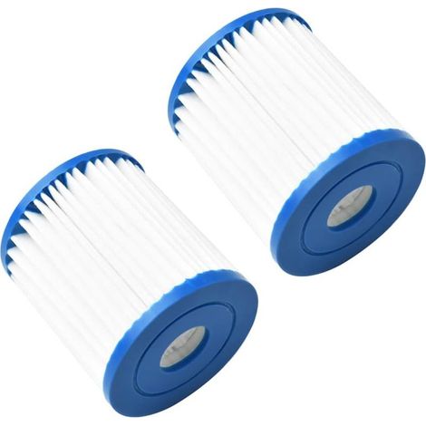 YanBan Lot de 2 Cartouches filtrantes de Rechange compatibles avec Intex 28601/28602 Les Pompes de Filtration, pour Intex Type H 29007E Cartouches filtrantes, pour piscines Hors Sol (1/4)
