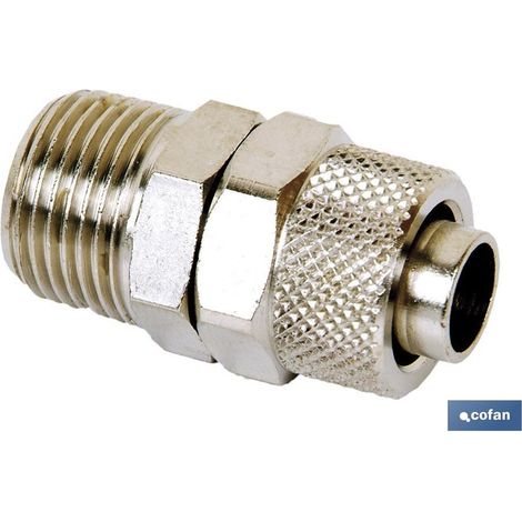 Raccord cofan t6/4-r1/4 robuste léger métallique