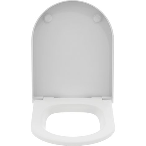 Asiento de inodoro Ideal Standard Blend Curve, envolvente, cierre (1/4)