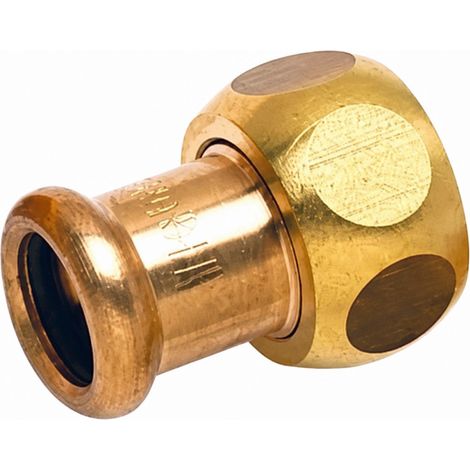 Raccord union deux pièces femelle 40x49 à sertir sur cuivre diamètre 22mm.