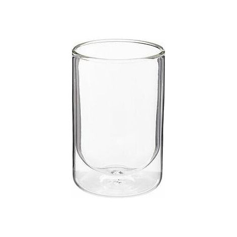 Cléa 400 ml verre transparent à double paroi