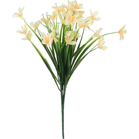 Fleurs Artificielles - Bouquets Extérieurs pour Jardin et Porche - Hauteur 35 cm - 2 Bouquets par Lot (1/5)