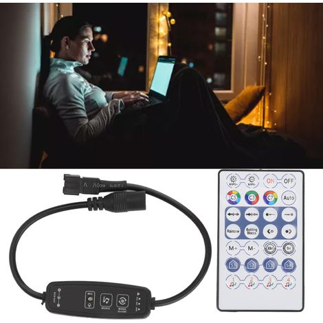 Intelligenter drahtloser WiFi-LED-Controller zur Fernsteuerung, kompatibel mit Android- und iOS-Systemen, RGB-Lichtleisten-Controller. (1/5)