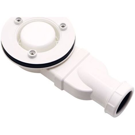 Pour receveur de douche bac à douche extra-plat mod. Salle de douche en plastique anti-odeur ABS vasque plat drain accessoires. blanc (1/4)