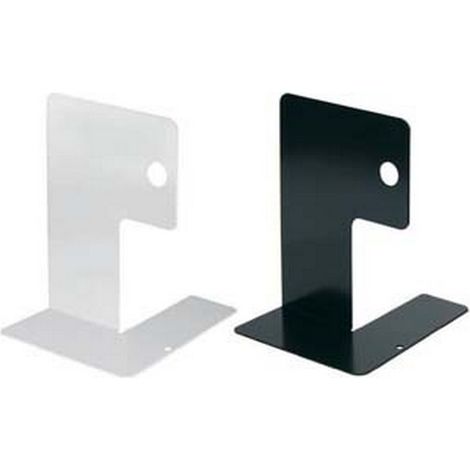 5PZ FERMALIBRO IN ACCIAIO VERNICIATO - mm.155x140x200h. colore nero