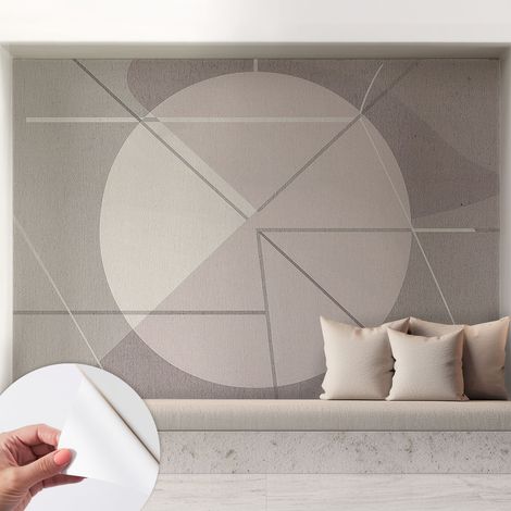 Carta da parati adesiva - lavabile - decorazione murale - per cucina - pellicola decorativa Geometria astratta 208x146 cm (1/5)