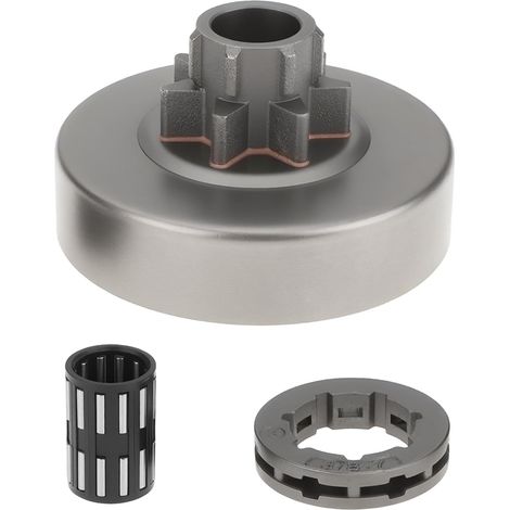 Tambour d’Embrayage Tronçonneuse avec Pignon et Cage à Aiguilles 7 Dents remplace oem 1119 0007 1003 Compatible avec Stihl Série 038 (1/5)