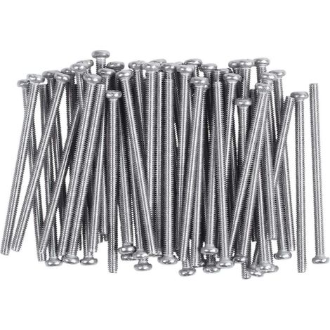 Vis à tête ronde en acier inoxydable 304 M2,5 x 40 mm, lot de 60 (1/5)