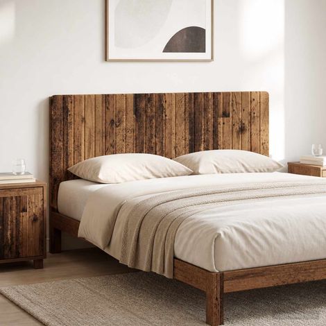 vidaXL Cabecero montada en la pared ZWOLLE Madera envejecida (1/5)
