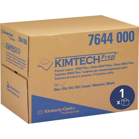 KIMTECH Panni specialistici 7644-1 BRAG box x 160 panni, colore azzurro