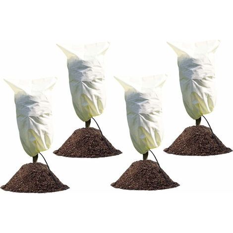 Housses de protection pour plantes d'hiver, 100 x 80 cm, réglables pour palmiers avec cordon de serrage. (1/5)
