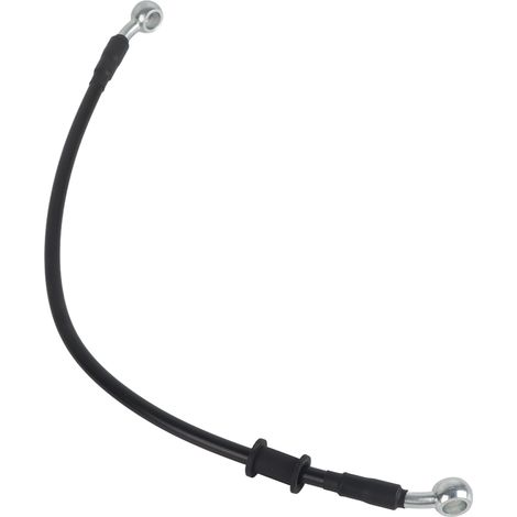 Durite de frein et d'embrayage pour moto, isolation thermique, acier, PVC noir, universelle, 40 cm / 15,7 pouces (1/5)