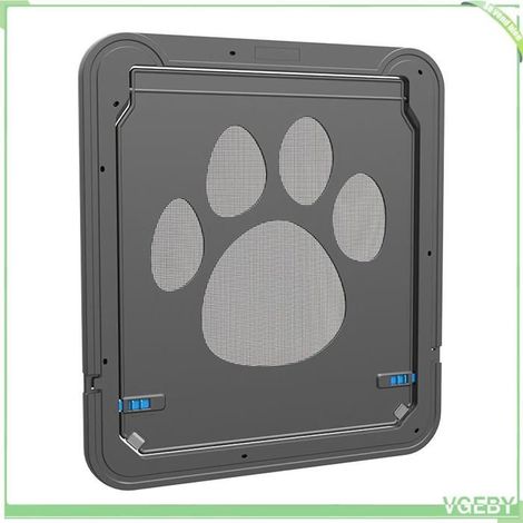 Porte moustiquaire pour animaux - FAF EICY - 42 x 37 cm - Magnétique - Verrouillable - Fermeture automatique (1/4)