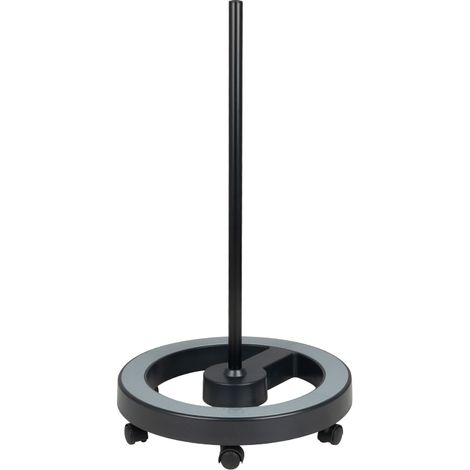 Elegante supporto per lampada, nero