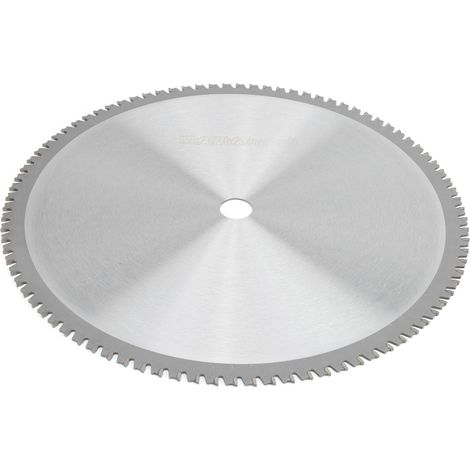 Lame de scie circulaire acier rapide HSS disque de découpe métal 355 mm x 2,6 x 2,0 x 25,4 mm 90 dents pour fer et acier, usage professionnel. (1/5)