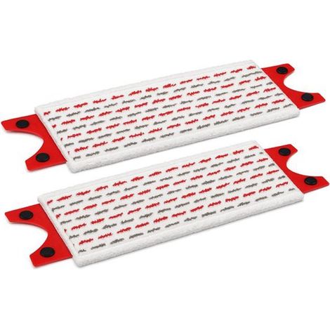 2 recharges pour la serpillière - compatible avec le Vileda UltraMax UltraMat 2-en-1 - serpillière de nettoyage en microfibre lavable (1/5)
