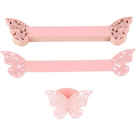 Ronds de serviette papillon pour mariage et communion-NANOTEH (1/5)
