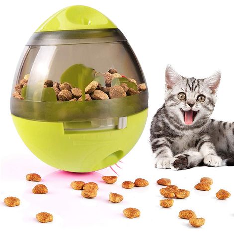 Jouet pour chien et chat, distributeur de nourriture pour animaux, gamelle anti-glouton pour chien, distributeur pour chat, petit jouet interactif pliable et stimulant, boîte à friandises ajustable
