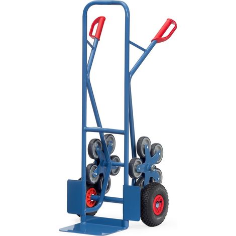 Fetra Stahlrohr-Treppenkarre, mit fünfarmigen Radsternen, Schaufelbreite 320mm (1/3)