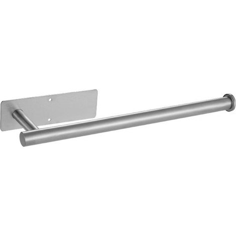 Support Pour Essuie-Tout - Acier Inoxydable - Montage Mur Ou Sous Placard - Horizontal Ou Vertical - 31,5 X 8 X 4,5 Cm - 1 Pièce (1/5)
