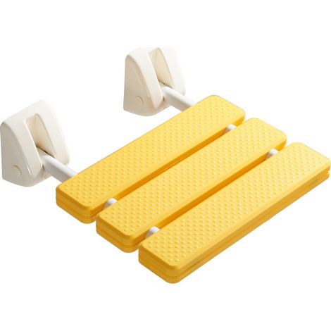 Chaise de douche minimaliste pour salle de bain, siège de douche antidérapant pour baignoire, banc de sécurité pour enfant (couleur : jaune) (1/4)