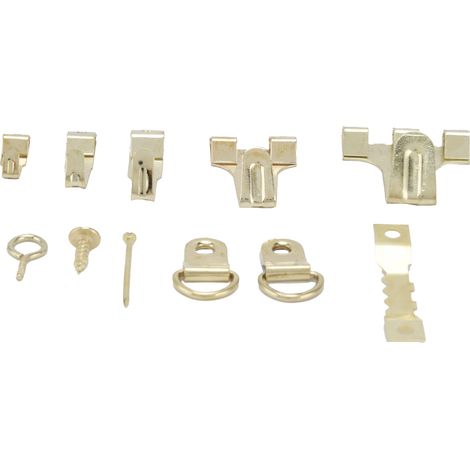 Kit de 250 attaches pour cadres photo avec boîte de rangement (1/5)