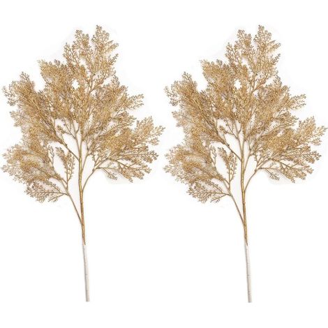 Branches dorées artificielles, 40 cm (15,7 pouces) bois de Noël doré