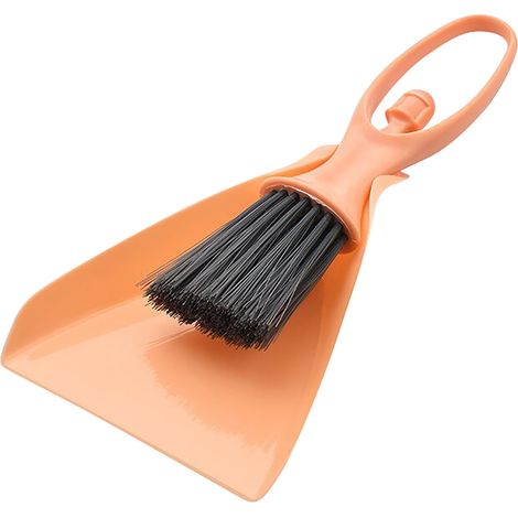 Dustpan Set - Cleaning Brush - Mini Plastic 3-Piece Set For Desk Keyboard And Small Spaces (1/5)
