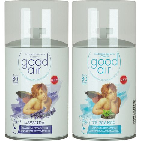 Good Air PROFUMATORI ASSORTITI PER DISPENSER AUTOMATICO 250 ml. - 12 pz.