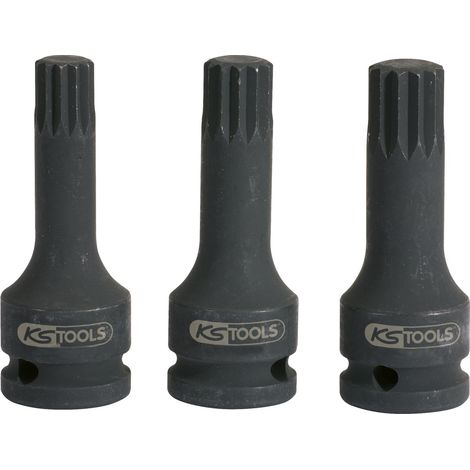 KS-Tools 515.1174 1/2" Kraft-Bit-Stecknuss XZN,lan g,M16
