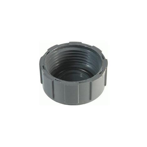 DURA Bouchon PVC avec joint torique - Démontage facile - 1" Femelle