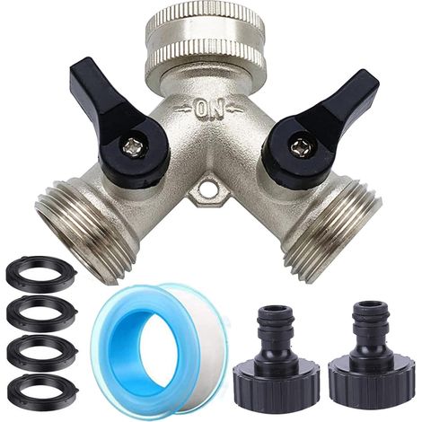 Robinet Laiton Distributeur de Jardin, Splitter de Tuyaux D'arrosage - Gardena Arrosage Pièces et Raccords pour l'irrigation du Jardin, Robinet Extérieur et Minuteries d'Arrosage (1/5)