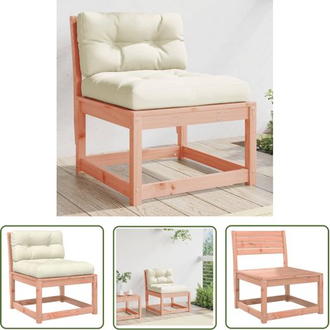 The Living Store Canapé de jardin avec coussins bois massif douglas - Canapé De Jardin - Mobilier De Jardin - Canapé Extérieur - Salon De Jardin - Canapé Patio (1/5)
