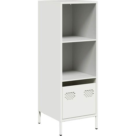 Maison Exclusive - Credenza Bianca 35x39x103,5 cm in Acciaio