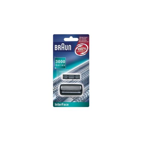 Braun - 81253286 - Combi-Pack 3000 - Recharge Grille + Couteaux pour Rasoirs Interface