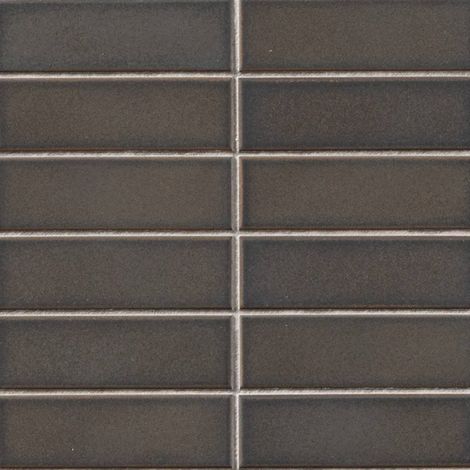 Mosaïque de grès cérame Zen INAX - YOROI - Noir (Black)  boîte de  m2  -  Noir - boîte de  m2