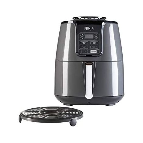 Ninja AF100EU Friggitrice Ad Aria 4 Funzioni di Cottura Antiaderente 1500 Watt 3.8 Litri Nero (1/5)