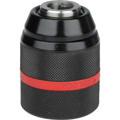 AIPERQ Mandrin de Perceuse, Mandrin sans clé, 1/2-20UNF 2-13mm Mandrin de perceuse à main sans clé à serrage, Mandrin Serrage Perceuse Sans Fil, Mandrin de perçage auto-serrant à des pour usages multi