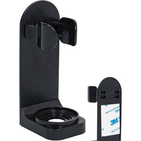 Soporte para cepillos de dientes Heckermann negro