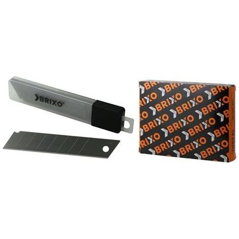 Lame a spezzare Brixo per cutters - Larghezza mm. 18 Spess. mm. 0,55 cf.10pz (1/4)