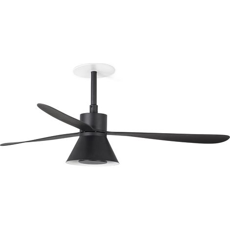 AMELIA RECESSED Ventilador negro/negras Wall Control CCT (1/2)