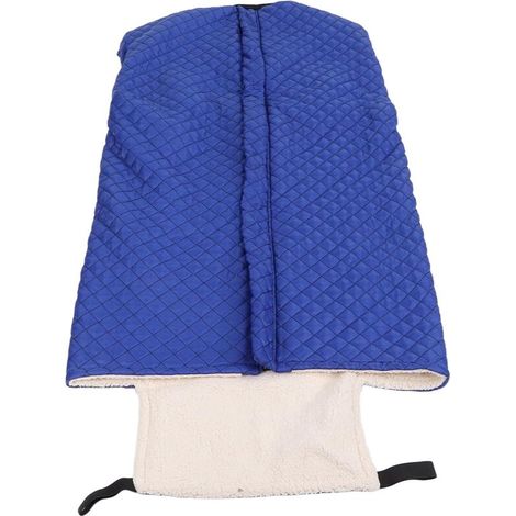 Couverture chauffante pour fauteuil roulant – Pour jambières à usage quotidien pour fauteuil roulant adulte (bleu)